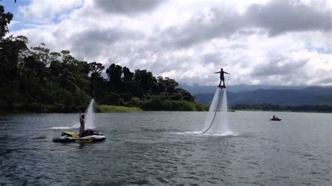 fly board tour on lake arenal Costa Rica   YouTube