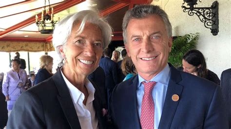 FMI | Mauricio Macri se mostró con Christine Lagarde antes ...