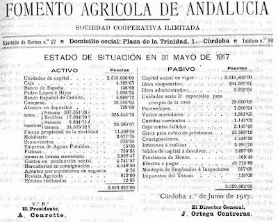 Fomento Agrícola de Andalucía. | Aportes para una Historia ...