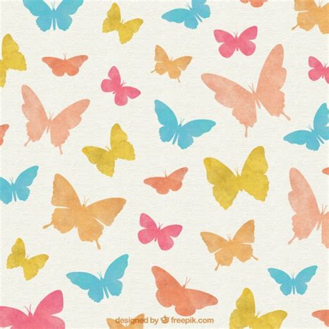 Fondo de mariposas de colores | Descargar Vectores gratis