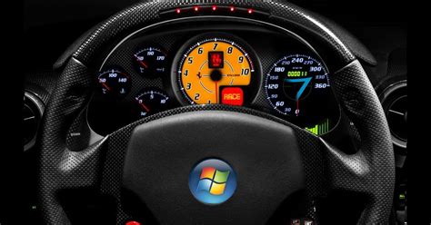Fondo de Pantalla Windows 7 Volante coche   Imagenes ZT ...
