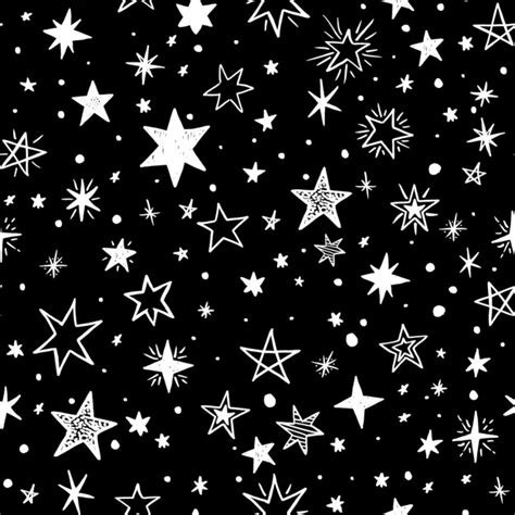 Fondo negro con estrellas blancas | Descargar Vectores gratis