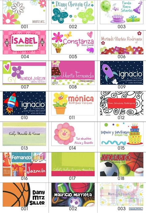 Fondos para tarjetas de presentacion infantiles gratis ...