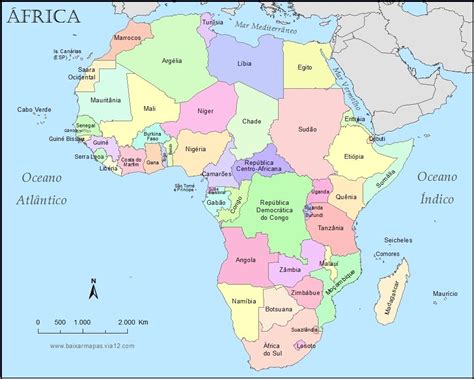 Fontes de Geografia: Mapa Político da África