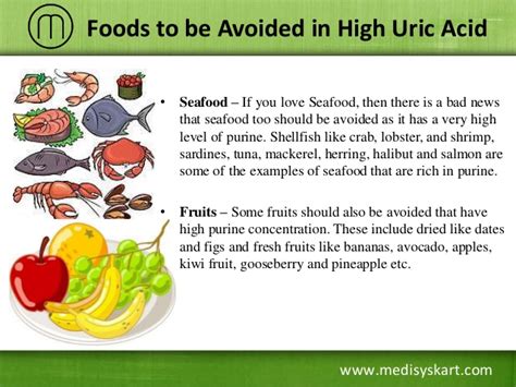 Foods to be avoided in high uric acid
