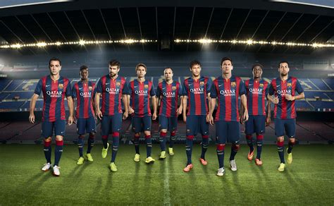 Football kit release: Nike unveil new FC Barcelona home ...