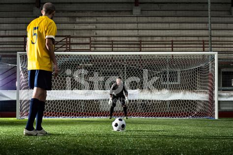 Football Match IN Stadium: Penalty Kick stock photos ...
