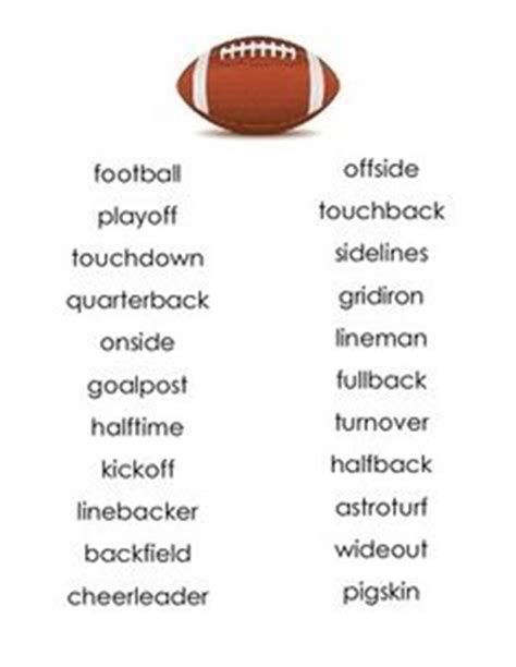 Football Words Images   Reverse Search