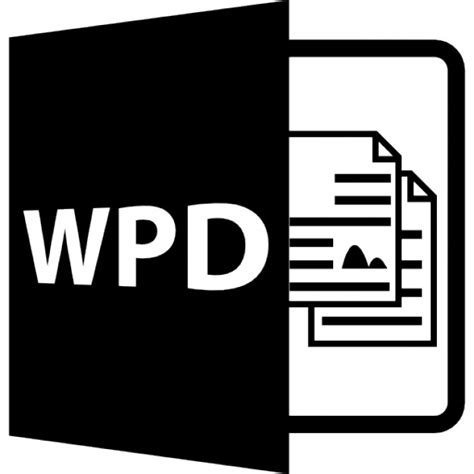Formato de archivo abierto wpd | Descargar Iconos gratis