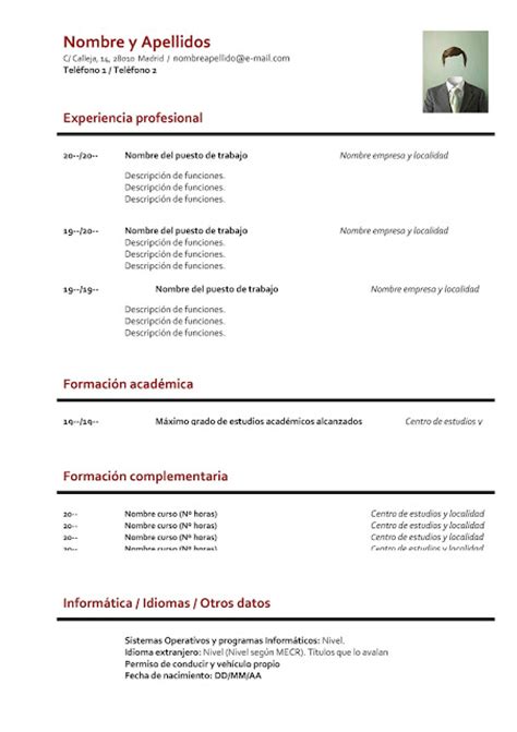 Formato Para Hacer Un Resume | newhairstylesformen2014.com