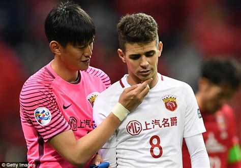 Former Chelsea man Oscar misses TWO penalties for Shanghai ...