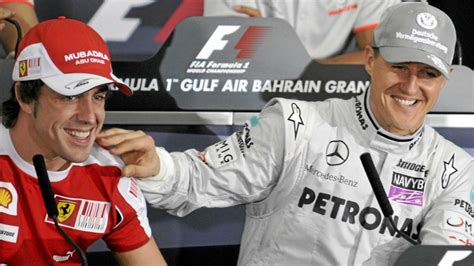 Fórmula 1: Alonso:  Michael Schumacher ha sido mi rival ...