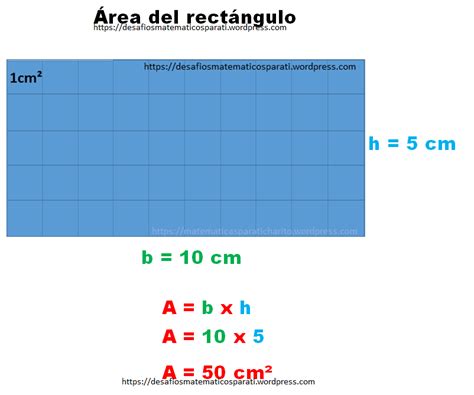 Fórmula para obtener el área del rectángulo – Desafíos ...