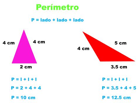 fórmula para obtener el perímetro del triángulo ...