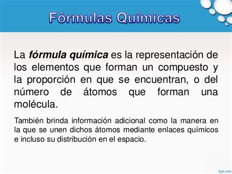 Formulas Quimicas