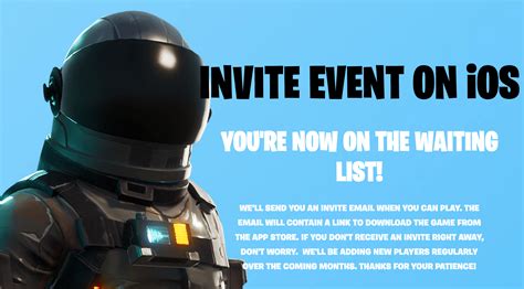 Fornite Battle Royale iOS Version Signups Are Live