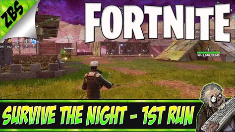 Fortnite   NEW GAME MODE!   Survive The Night   1st Run ...