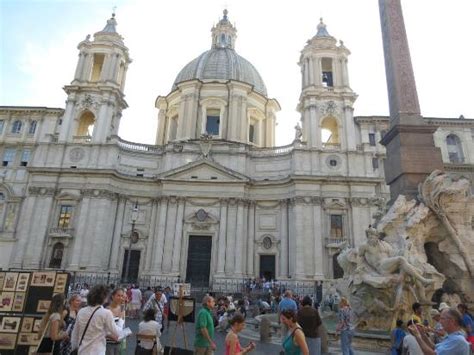 Foto de Piazza Navona, Roma: Palácio Pamphili, sede da ...
