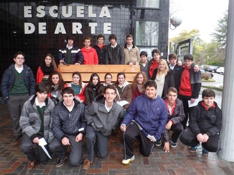 Foto del grupo de alumnos de 4º de ESO que visitó la ...