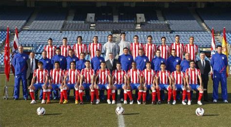 Foto oficial del Atlético de Madrid 2012