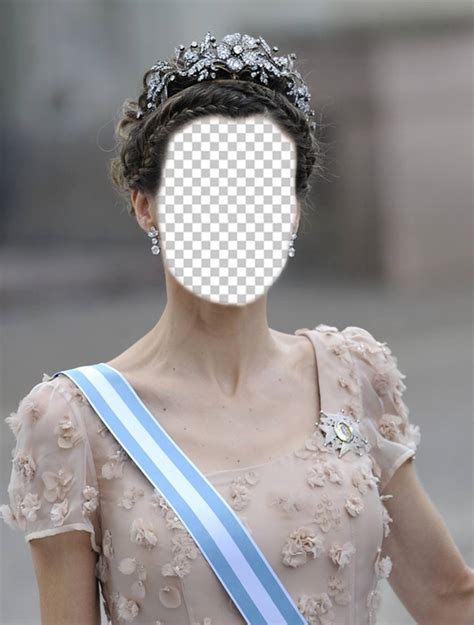 Fotomontaje de la Princesa Letizia con una gran corona ...
