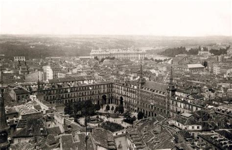 Fotos antiguas: La Plaza Mayor desde el aire