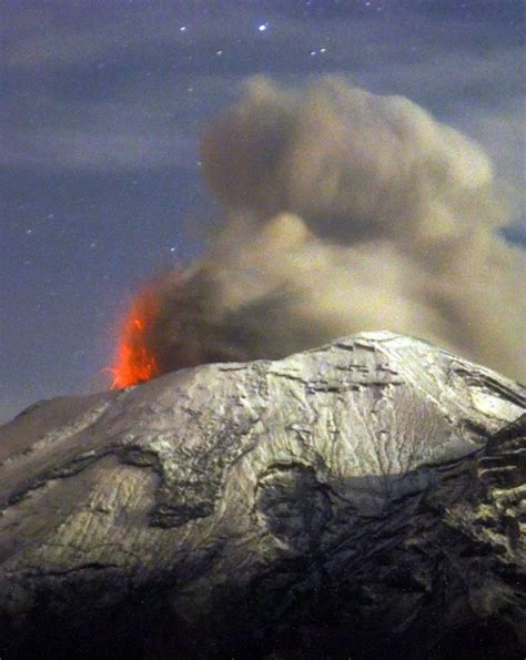 Fotos: La incesante actividad del volcán Popocatépetl ...