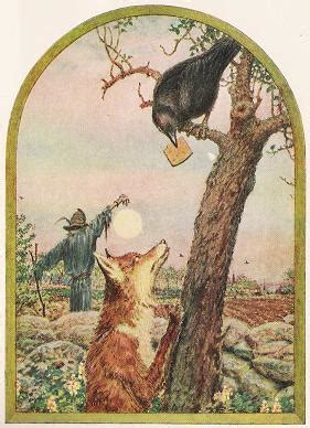 Fox and Crow Aesops Fables Stories with Morals