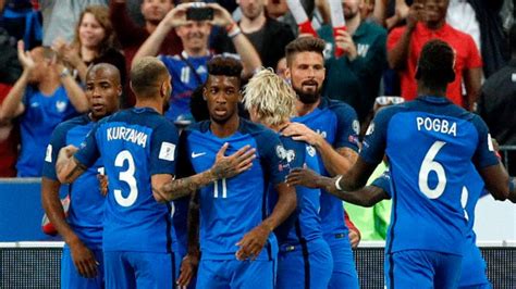 Francia, a un paso del Mundial Rusia 2018, tras ganar 4 0 ...