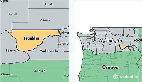 Franklin County, Washington / Map of Franklin County, WA ...