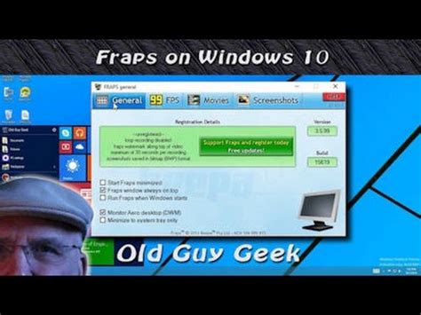 Fraps works on Windows 10   Sort Of   YouTube