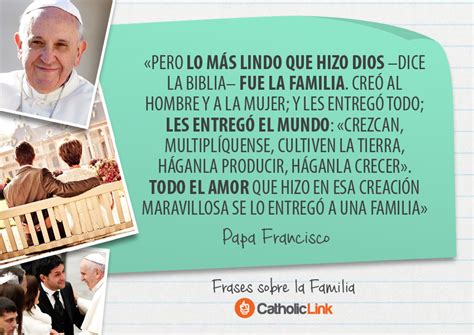 Frases de los Papas sobre la familia.