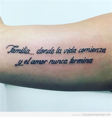 Frases en español para tatuajes • Tatuajes para ...