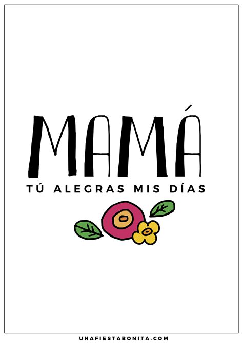 Frases y cartelitos para el día de la madre
