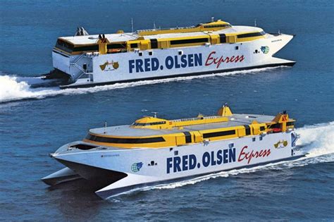 Fred Olsen Express inaugura la nueva ruta directa Las ...