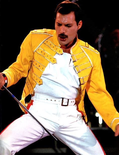 Freddie Mercury Replica Yellow Jacket Costume at Wembley ...