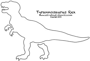 Free Dinosaur Stencil Designs for Nursery Decorations and ...