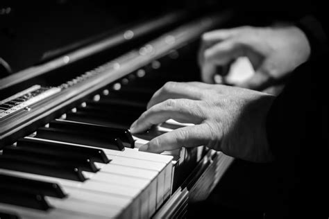 Free Images : hand, black and white, technology, piano ...