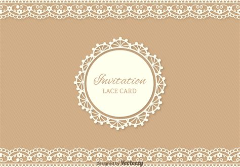 Free Lace Vector Card   Download Free Vector Art, Stock ...