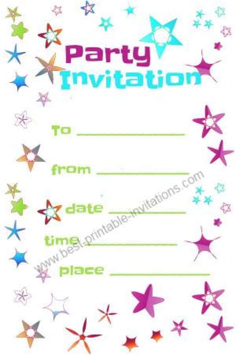 Free Party Invitation To Print Out – orderecigsjuice.info