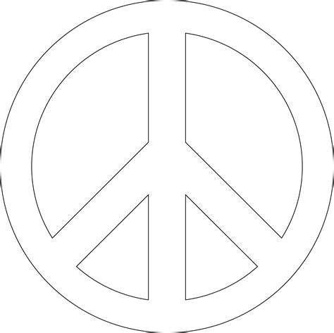 free peace sign stencil you can print | Start artwork ...