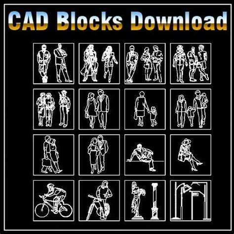 Free People Blocks – CAD Design | Free CAD Blocks,Drawings ...