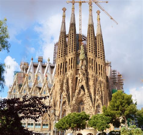 Free photo: Cathedral, Sagrada Familia, Spain   Free Image ...