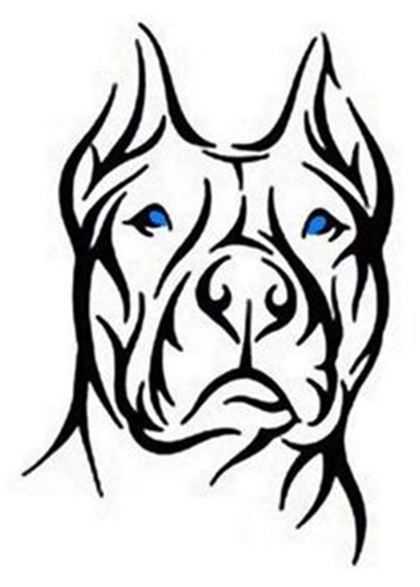 free pitbull drawings | free_pit_bull_pup_lineart_by ...