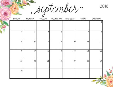 Free Printable 2018 Calendar With Weekly Planner ...