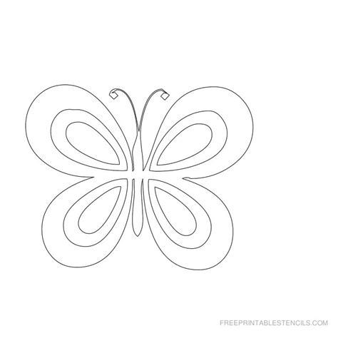 Free Printable Butterfly Stencils | Free Printable Stencils