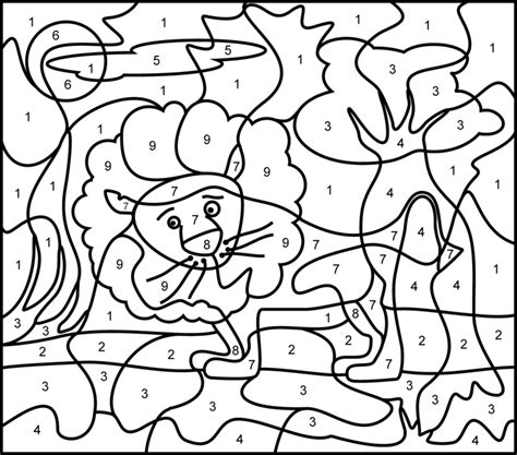 Free Printable Color by Number Coloring Pages   Best ...