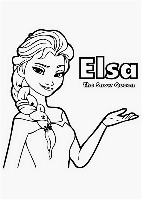 Free Printable Elsa Coloring Pages for Kids   Best ...