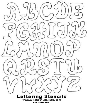 Free Printable Letter Stencils Great for School Projects ...