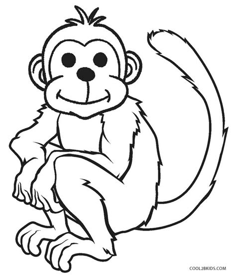 Free Printable Monkey Coloring Pages for Kids | Cool2bKids